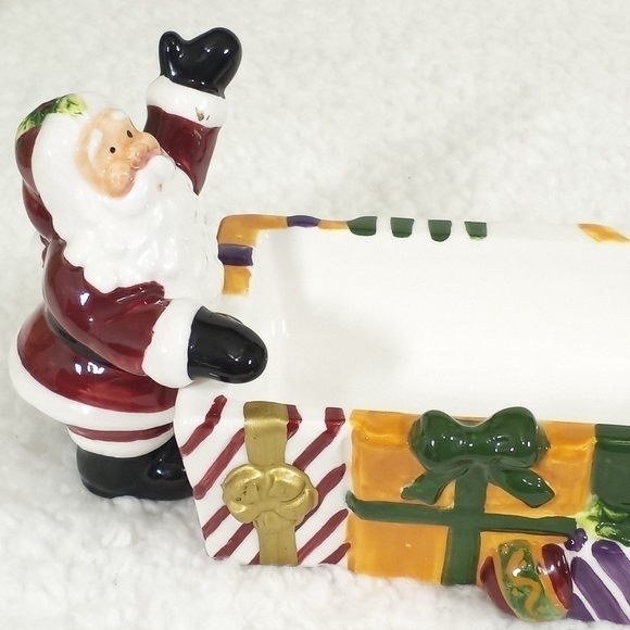 Royal Doulton Candy Cracker Santa Clause Serving Dish - Picture 4 of 10